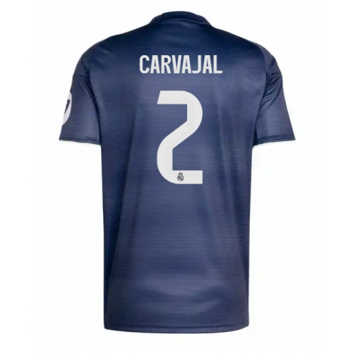 Billige Fotballdrakt Real Madrid Daniel Carvajal #2 Replika Bortedrakt 2025-26 Kortermet Billige Fotballdrakt Real Madrid Daniel Carvajal #2 Replika Bortedrakt 2025-26 Kortermet